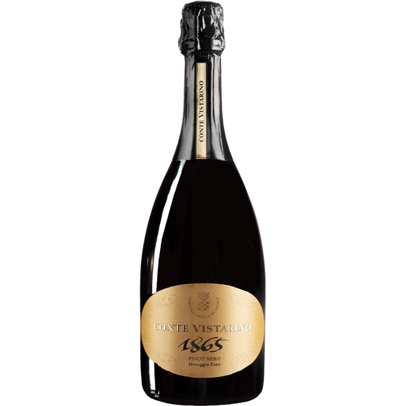 1865 Oltrepò Pavese Metodo Classico Pinot Nero DOCG Dosaggio Zero Millesimato-CONTE VISTARINO