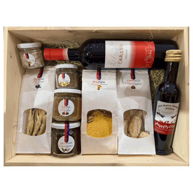 Tessiner Geschenkideen Idee Regalo Cassetta Regalo Verbano