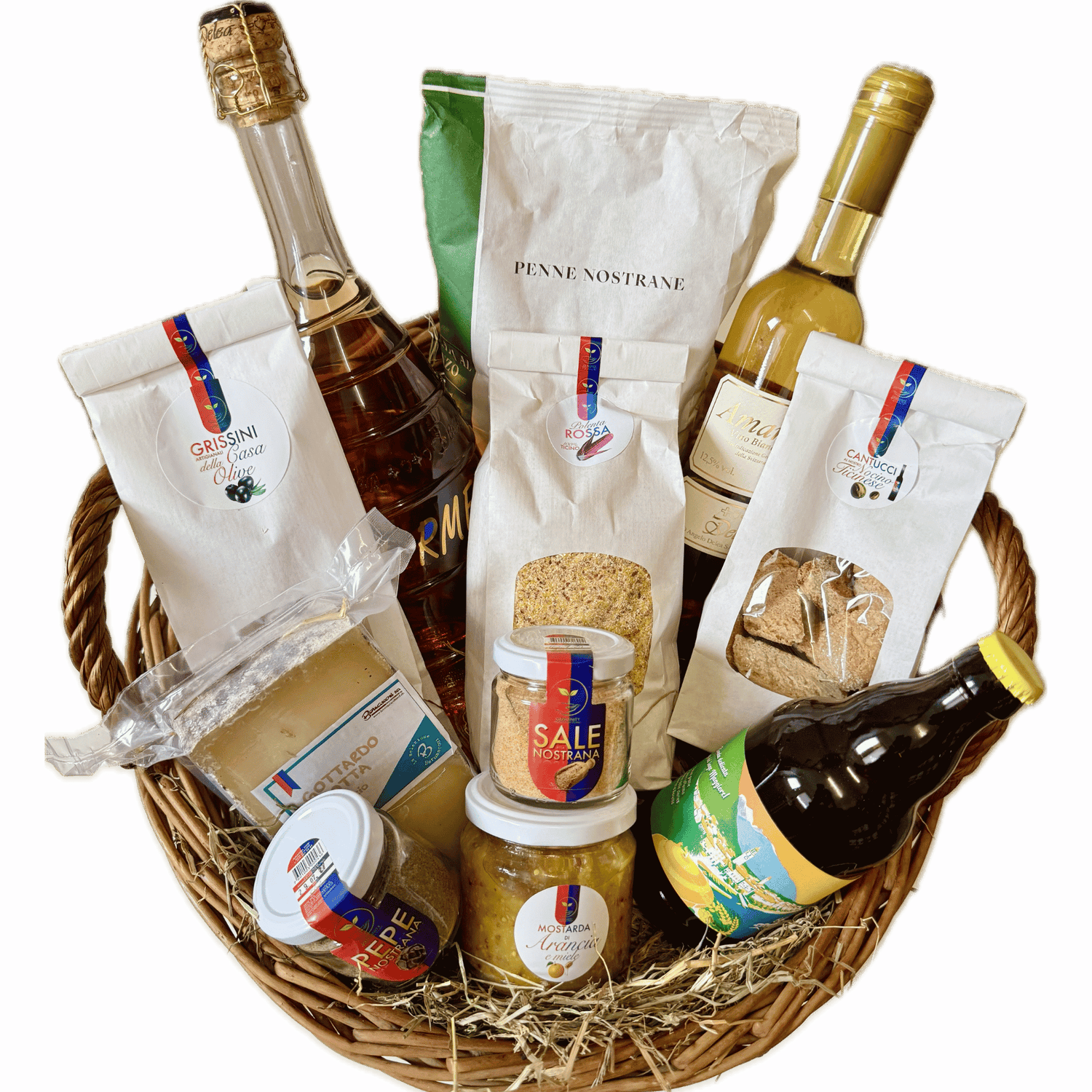 Tessiner Geschenkideen Idee Regalo Cesto Regalo Ascona