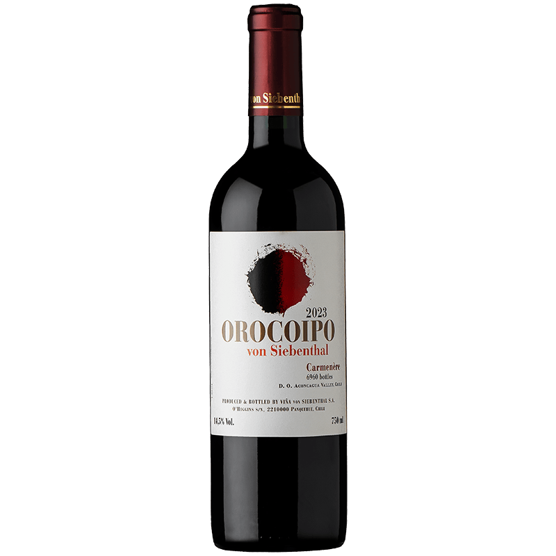 VIÑA VON SIEBENTHAL Rossi 75 cl / 2023 Orocoipo Carmenère Aconcagua Valley DO