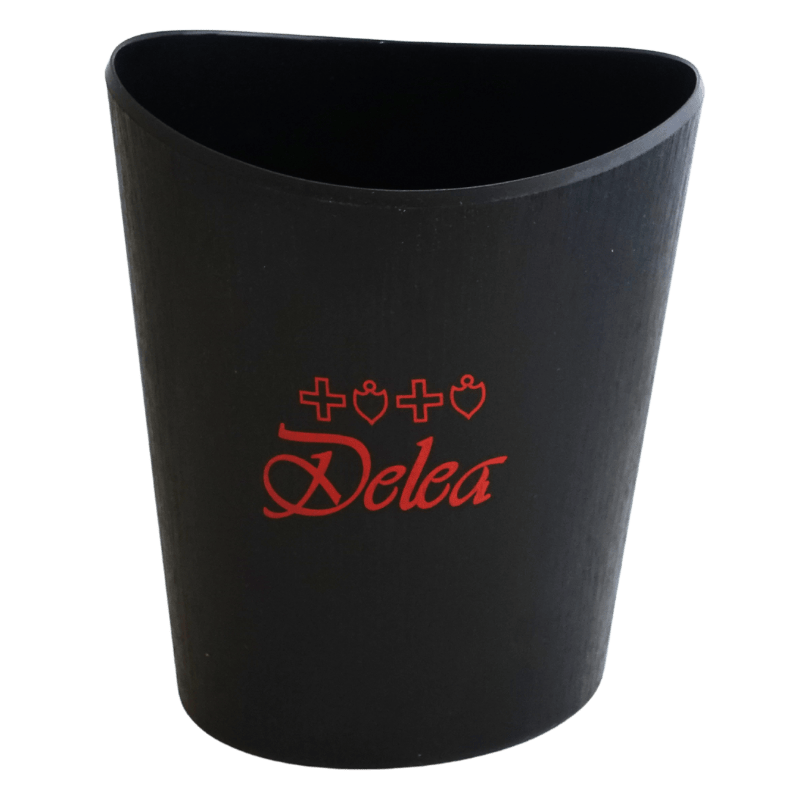 Spumantiera nera con logo Delea-DELEA