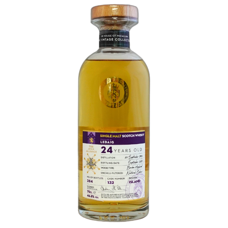 HOUSE OF McCALLUM Distillati 70 cl Whisky McCALLUM Ledaig Single Malt 24 Years Old Bourbon Hogshead