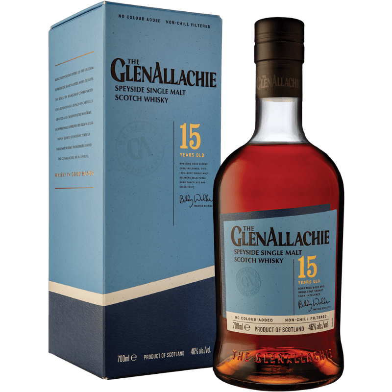 GLENALLACHIE Distillati 70 cl Whisky The Glenallachie Speyside Single Malt 15 Years Old