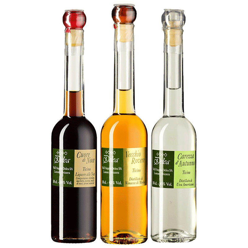 (POS) Duo e Tris Delea Grappa e Vino-DELEA