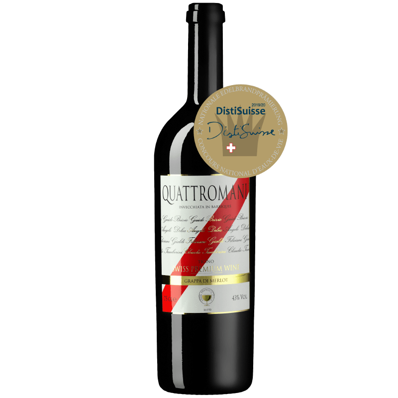 Quattromani Grappa Ticinese-SWISS PREMIUM WINE