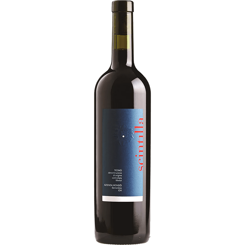 MONDÒ SEMENTINA Rossi 75 cl / 2020 Scintilla Merlot del Ticino DOC