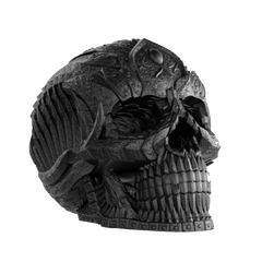 AMUERTE Accessori Amuerte Matte Black Skull