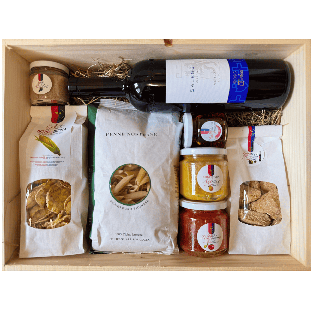 Tessiner Geschenkideen Idee Regalo Cassetta Regalo Bosco Gurin