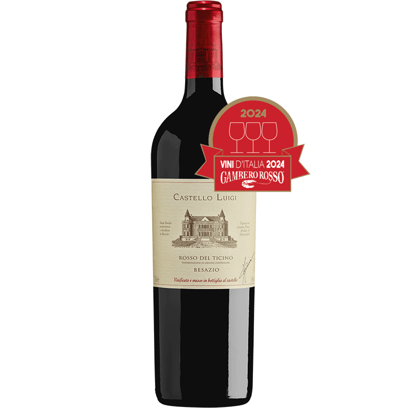 CASTELLO LUIGI Rossi 75 cl / 2019 Castello Luigi Rosso Ticino DOC