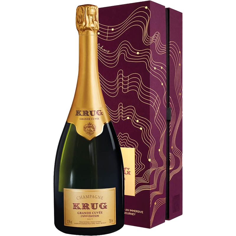 KRUG Spumanti 75 cl Champagne Krug Brut &quot;Grande Cuvée 170ème&quot; AOC - Édition Étui