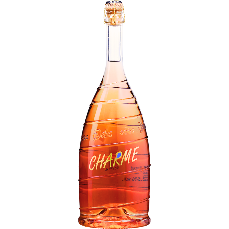 DELEA Spumanti Rosé 150 cl Charme Rosé Spumante Brut Merlot Ticino DOC