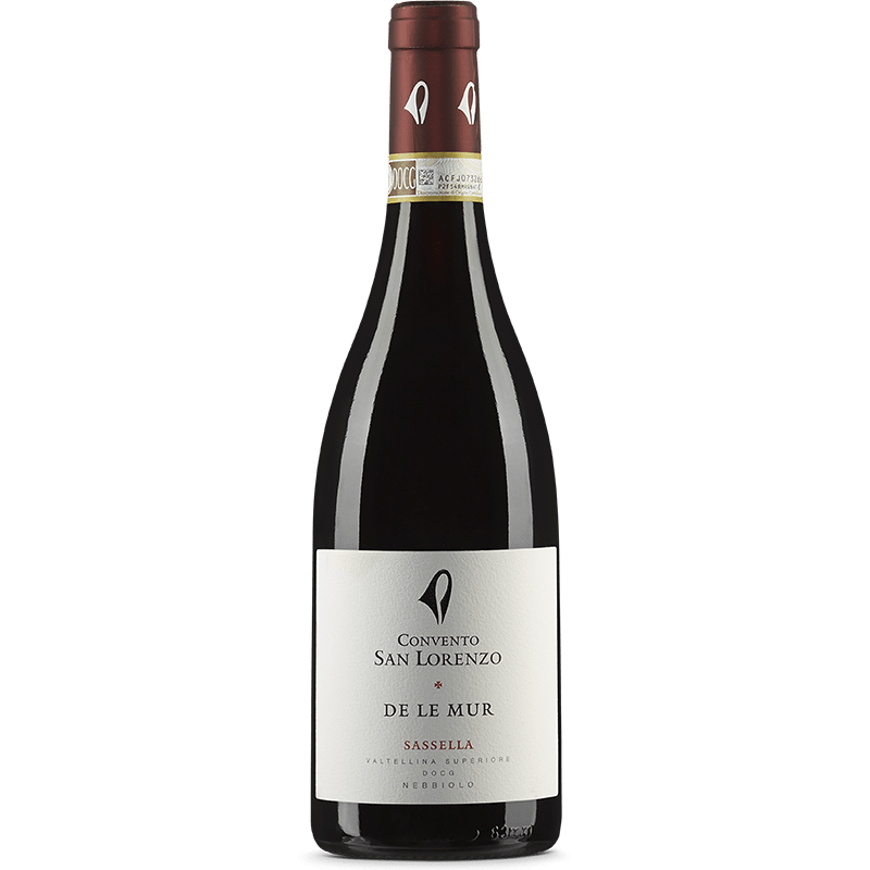 CONVENTO SAN LORENZO Rossi 75 cl / 2019 De Le Mur Sassella Valtellina Superiore DOCG