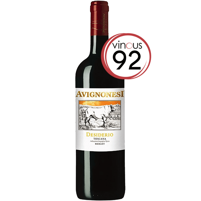 AVIGNONESI Rossi 75 cl / 2020 Desiderio Merlot IGT Toscana BIO Cortona