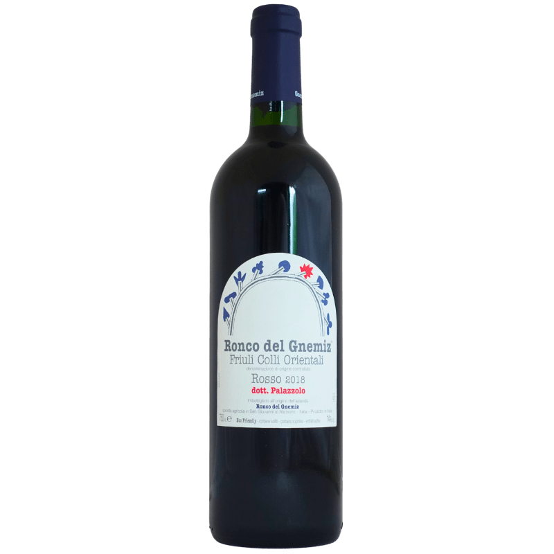 RONCO DEL GNEMIZ Rossi 75 cl / 2018 &quot;Dottore Palazzolo&quot; Rosso Friuli Colli Orientali DOC
