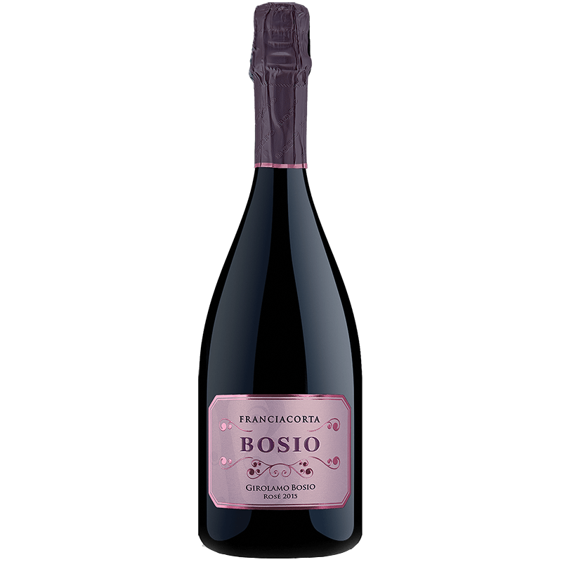 BOSIO Spumanti Rosé 75 cl / 2015 Franciacorta Pas Dosé Rosé Riserva &#39;Girolamo Bosio&#39; DOCG