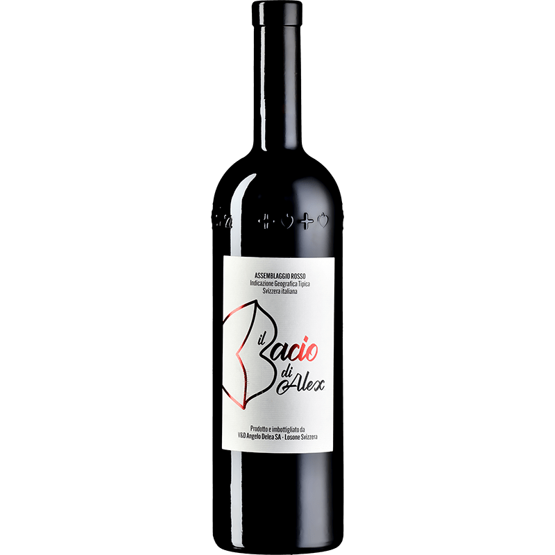 DELEA Rossi 75 cl / 2021 il Bacio di Alex Vino Rosso della Svizzera Italiana IGT