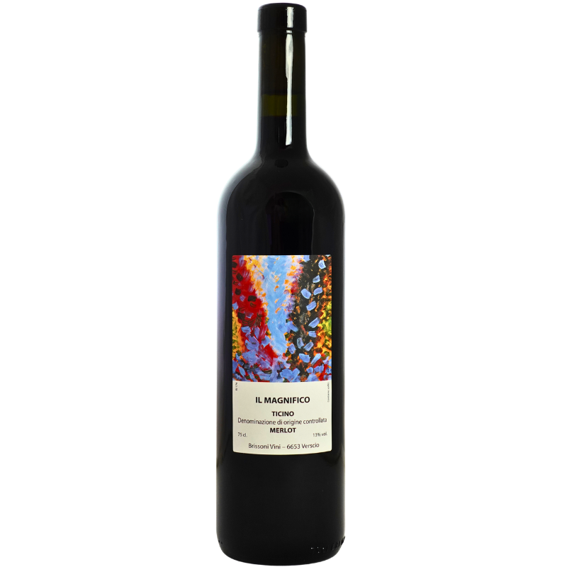BRISSONI Rossi 75 cl / 2019 il Magnifico Merlot Barricato Ticino DOC