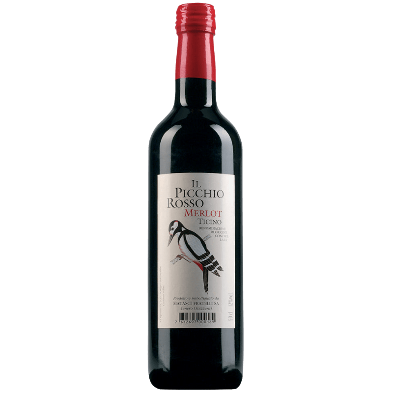 MATASCI Rossi 50 cl Il Picchio Rosso Merlot Ticino DOC