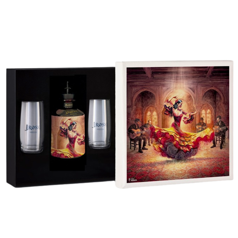 J.ROSE Distillati 70 cl / JRBOX#FLAMENCO J.Rose Luxury Box London Dry Gin