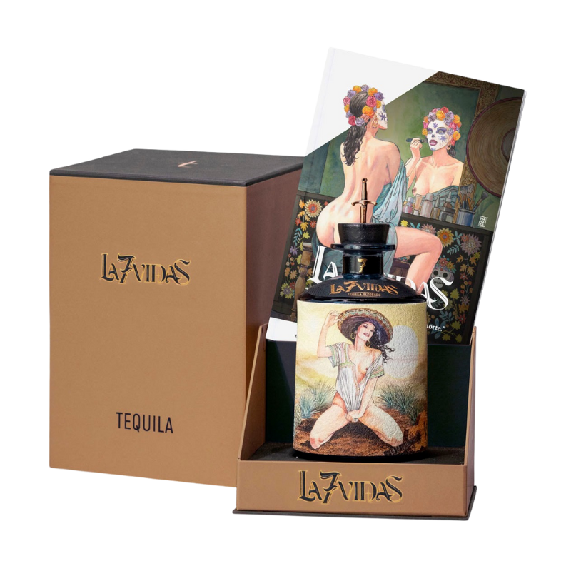 J.ROSE Distillati 70 cl / #L7V-COFANETTOREPOSADO La7Vidas Cofanetto Tequila Reposado