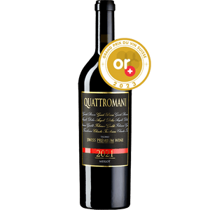 SWISS PREMIUM WINE Rossi 75 cl / 2021 Quattromani Merlot Cuvée TI DOC