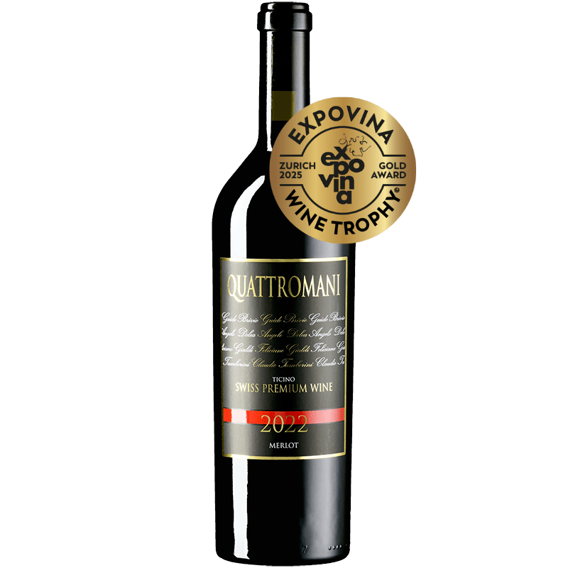 SWISS PREMIUM WINE Rossi Quattromani Merlot Cuvée Ticino DOC
