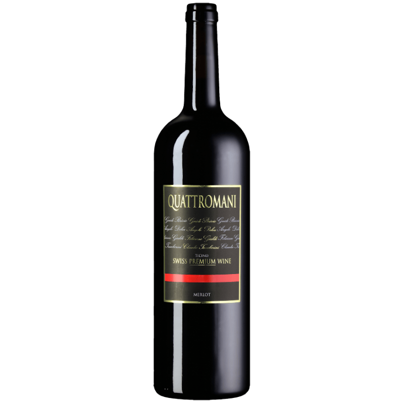 SWISS PREMIUM WINE Rossi 150 cl / 2023 Quattromani Merlot Cuvée Ticino DOC