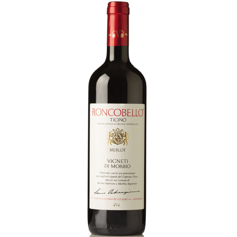 VALSANGIACOMO Rossi 75 cl / 2019 Roncobello Merlot Ticino DOC