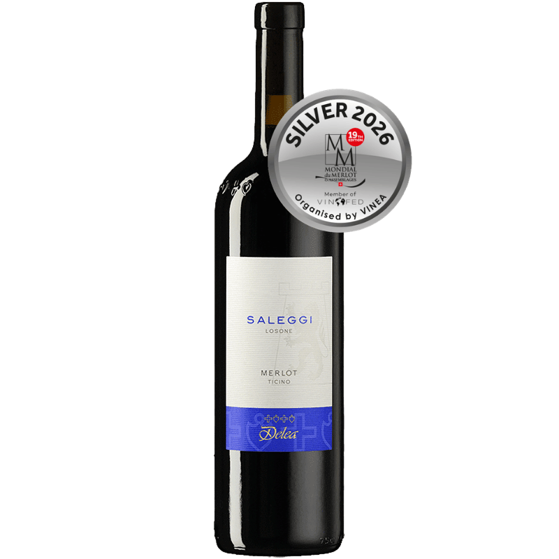 DELEA Rossi 75 cl / 2024 Saleggi Merlot di Losone Ticino DOC