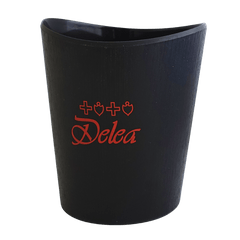 Spumantiera nera con logo Delea-DELEA