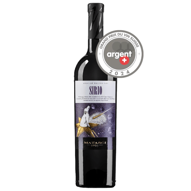 MATASCI Rossi 75 cl / 2021 Sirio Merlot Ticino DOC