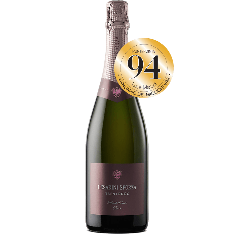 Spumante Brut Rosé Metodo Classico Trento DOC-CESARINI SFORZA