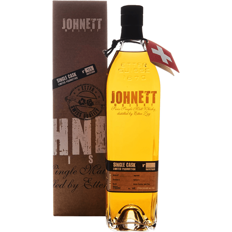 ETTER Distillati 70 cl Whisky Johnett Single Cask Fass N°49 Swiss Single Malt