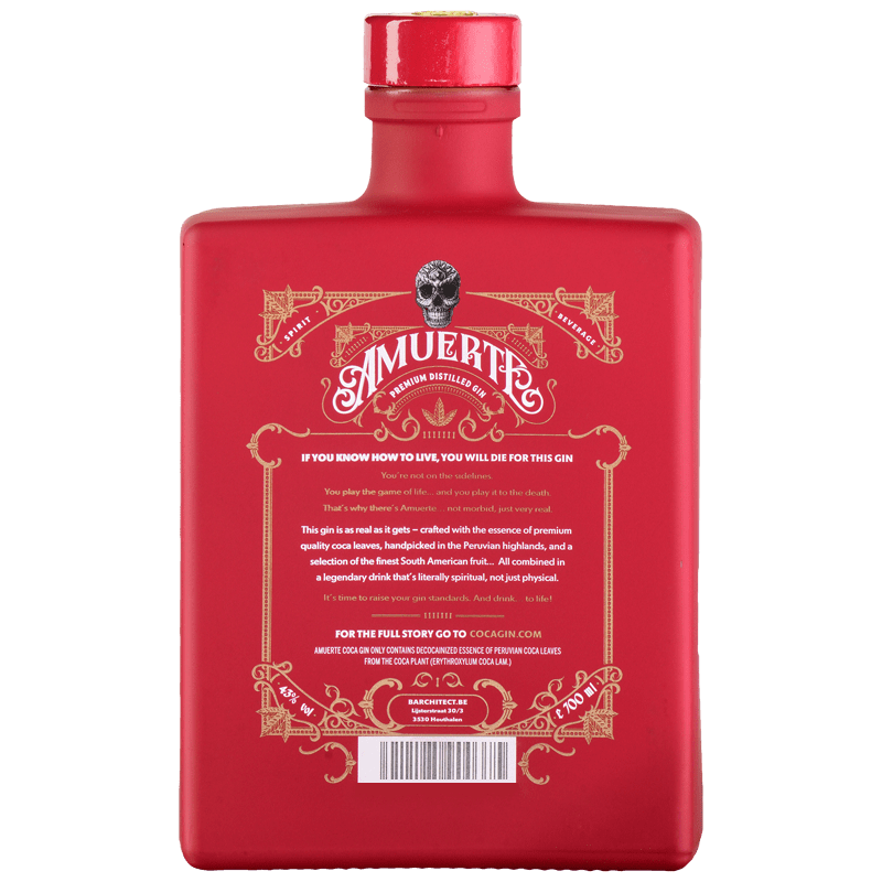 AMUERTE Distillati 70 cl Amuerte Coca Gin RED