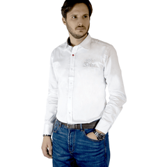 DELEA Abbigliamento UOMO / L / WHITE CAMICIA (4368883843183)