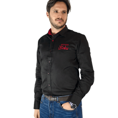 DELEA Abbigliamento UOMO / M / BLACK CAMICIA (4368883843183)