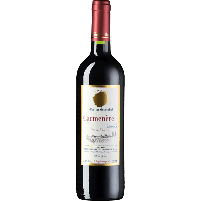 VIÑA VON SIEBENTHAL Rossi 75 cl / 2017 Carmenère Rosso Cile DO