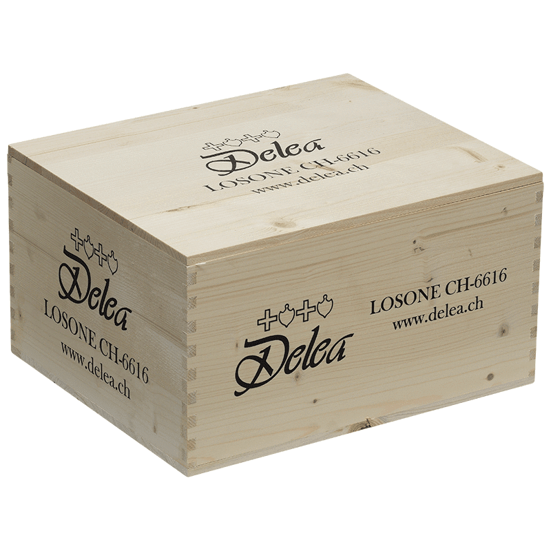 DELEA Accessori 6x 75 cl Cassette in legno Delea