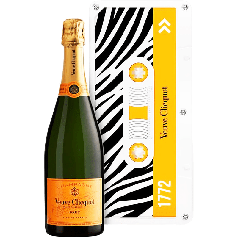 VEUVE CLICQUOT Spumanti 75 cl Champagne Carte Jaune Brut AOC Clicquot Tape Limited Edition