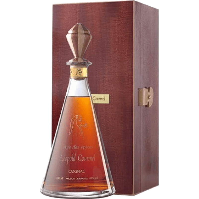 LEOPOLD GOURMEL Distillati 70 cl / 43% Vol - Caraffa Cognac Age des Epices 20 Carats