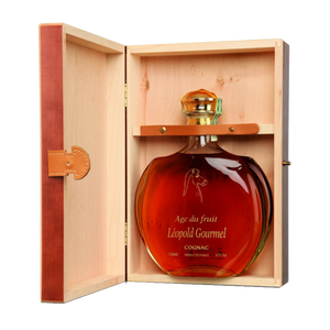 LEOPOLD GOURMEL Distillati 70 cl / 41% Vol - Caraffa Cognac Age du Fruits 10 Carats