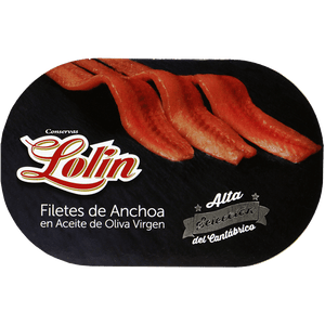 CONSERVAS LOLIN Food 500 gr Filetti di acciughe del Cantabrico · Anchoa del Cantábrico Alta Selección