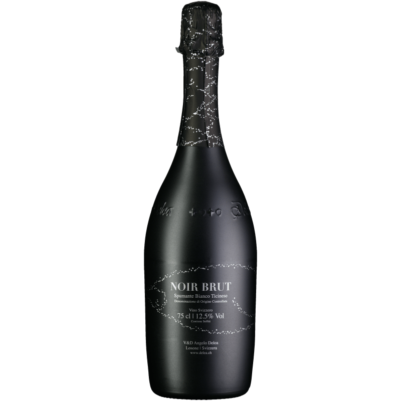 DELEA Spumanti 75 cl Noir Brut Spumante Bianco Ticinese DOC 2