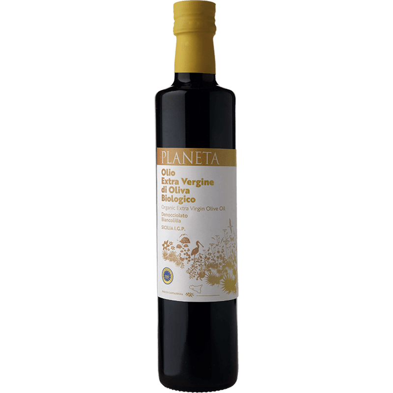 PLANETA Condimenti 50 cl Olio Biancolilla Extra Vergine d&#39;Oliva BIO Denocciolato Sicilia IGP