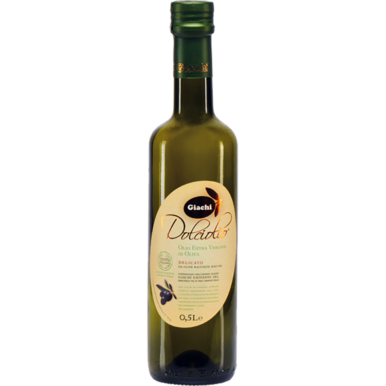 GIACHI Condimenti 50 cl Olio Dolciolo Extra Vergine d&#39;Oliva