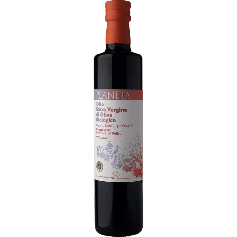 PLANETA Condimenti 50 cl Olio Nocellara Extra Vergine d&#39;Oliva BIO Denocciolato Sicilia IGP