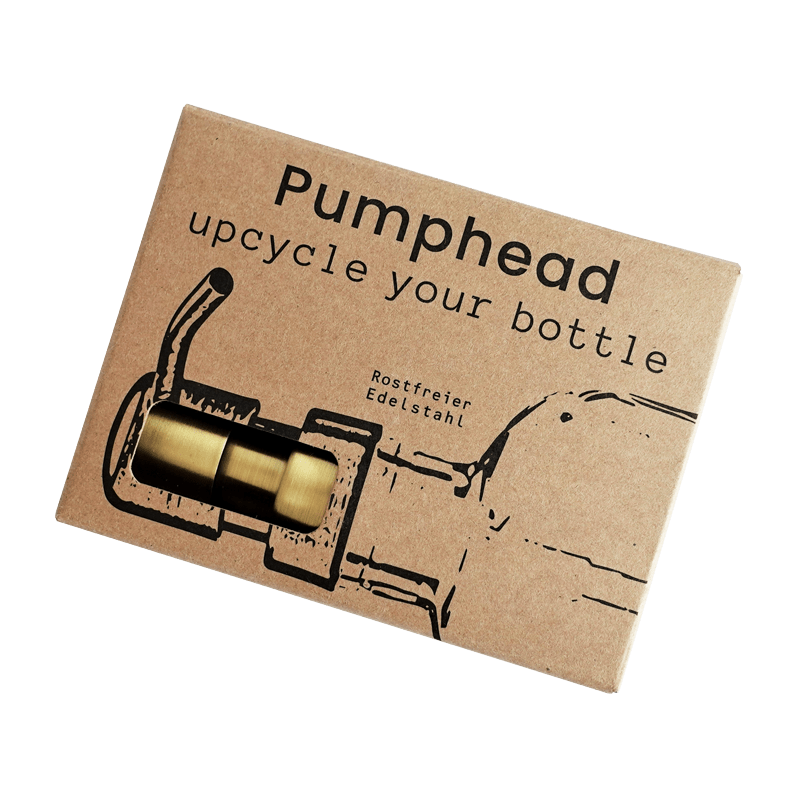 AMUERTE Accessori Pumphead® upcycle your Amuerte bottle