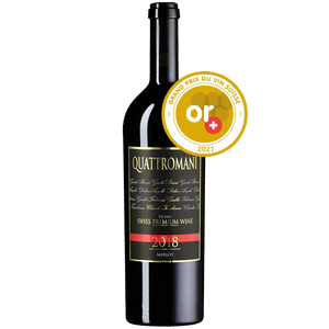 SWISS PREMIUM WINE Rossi Quattromani Merlot Cuvée TI DOC