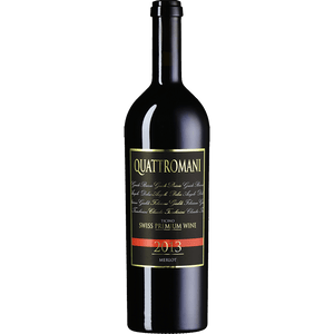 SWISS PREMIUM WINE Rossi 75 cl / 2013 Quattromani Merlot Cuvée TI DOC