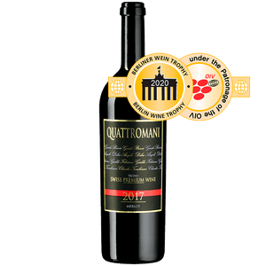 SWISS PREMIUM WINE Rossi 75 cl / 2017 Quattromani Merlot Cuvée TI DOC
